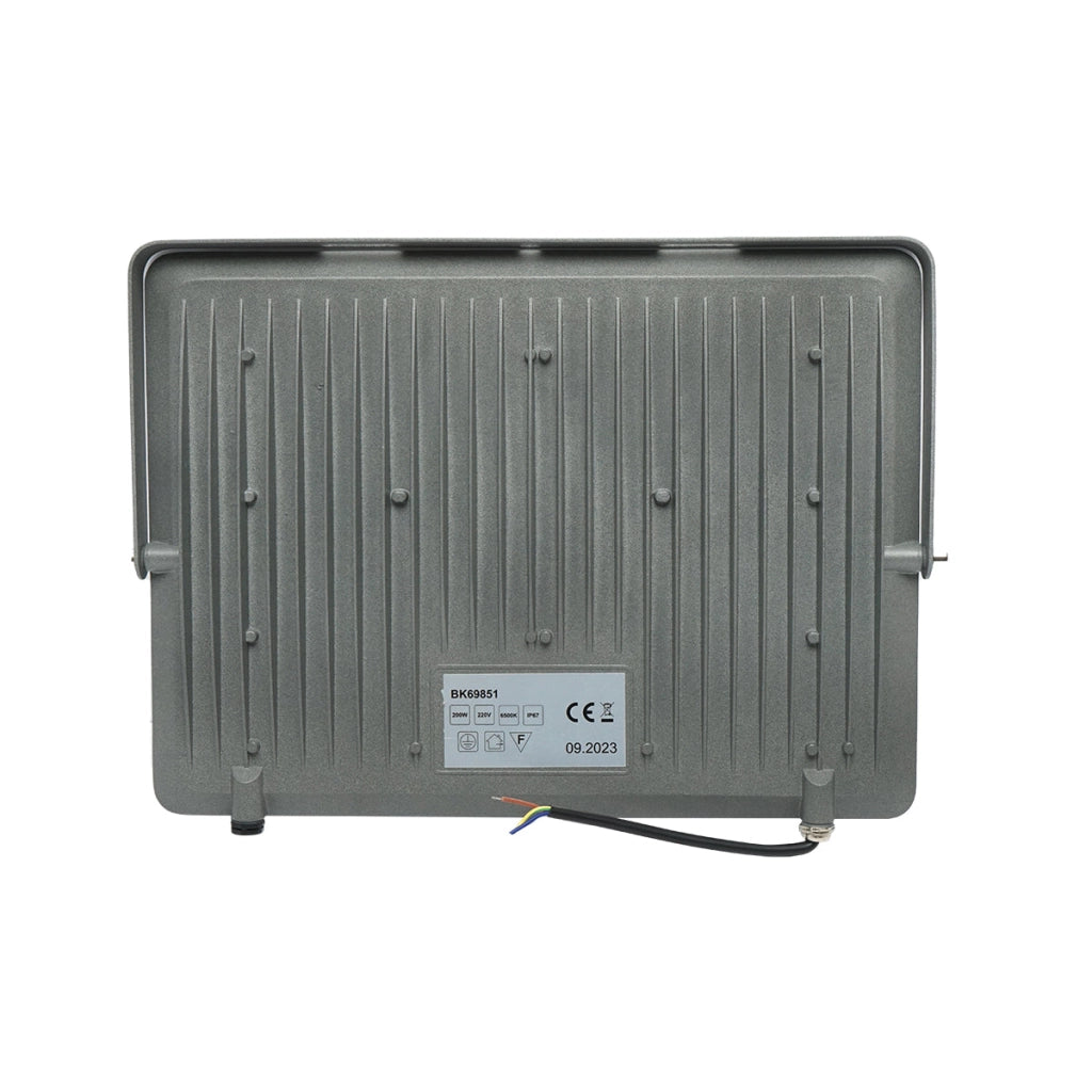 Proiettore LED 200W, 220V, 6500K, IP66, 420x330x33mm