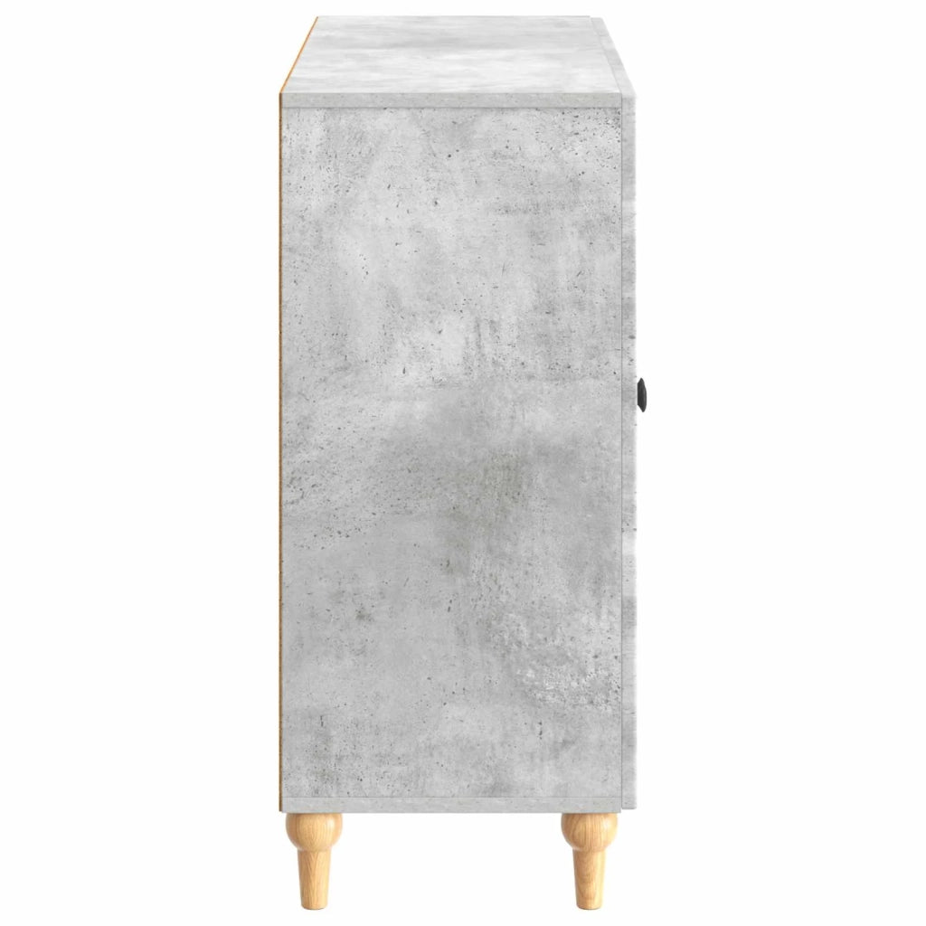 Credenza Grigio Cemento 89 x 34,5 x 80 cm Legno ingegnerizzato