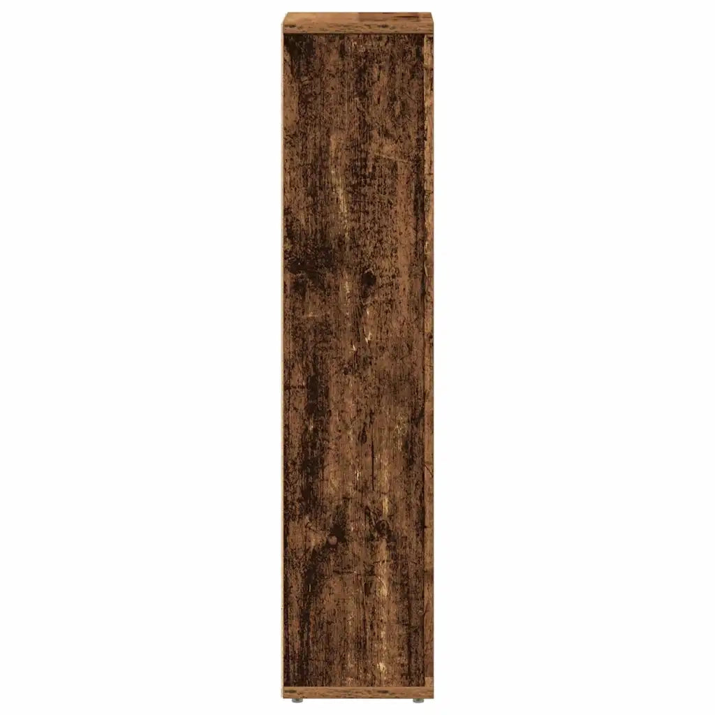 Mobiletto da bagno con portarotolo Legno Antico 20,5x20x90 cm 858513