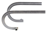 COPPIA BRACCI CURVI PER 2 MOTORI PORTA BASCULANTE GARAGE BASIC BAZER 755754