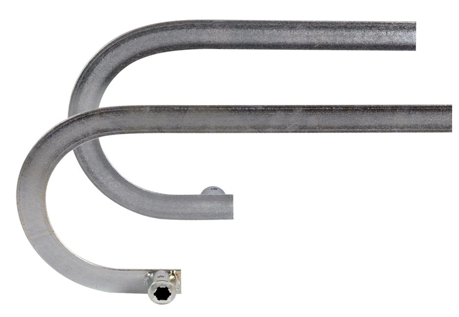 COPPIA BRACCI CURVI PER 2 MOTORI PORTA BASCULANTE GARAGE BASIC BAZER 755754