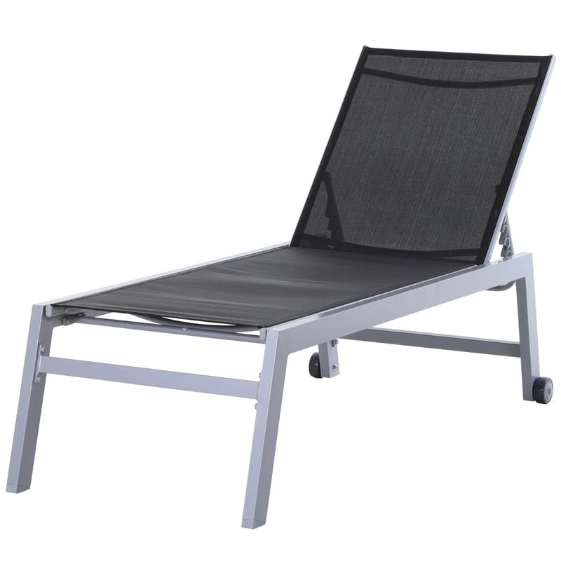 LETTINO PRENDISOLE PIEGHEVOLE CON MATERASSINO 169 X 65 X 102 CM NERO
