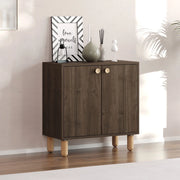 Madia Pontida, Credenza un Ripiano, 72x36x73h cm Marrone Noce