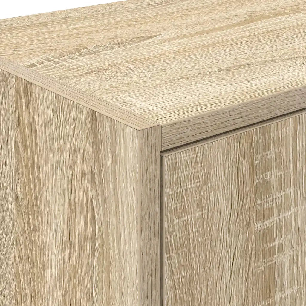Pensili per Garage 2 pz Rovere Sonoma in Legno Multistrato 860630