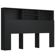 Testiera con Contenitore-Testata del letto Nero 160x19x103,5 cm