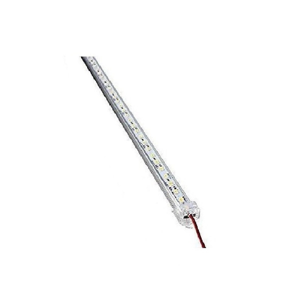 Trade Shop - Profilo Alluminio Completo Di Led 60cm 10w Luce 6500k 3000k 4000k 3014-12v-60t - -bianco Caldo      -