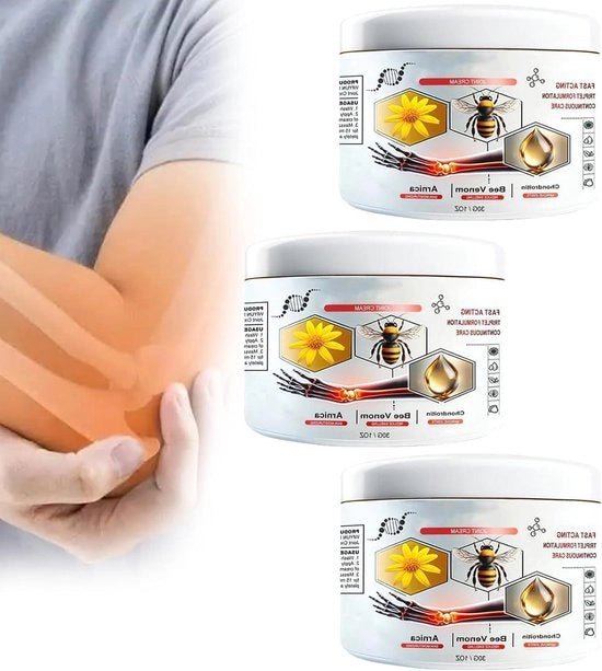 Creme per il trattamento del dolore articolare - 3 dozzine di crema salutare per la riduzione del dolore articolare formula naturale ultra potente crema per le articolazioni recupero del dolore muscolare.