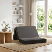 Divano Letto Pieghevole 90 x 67 x 45 cm Grigio Scuro 900185