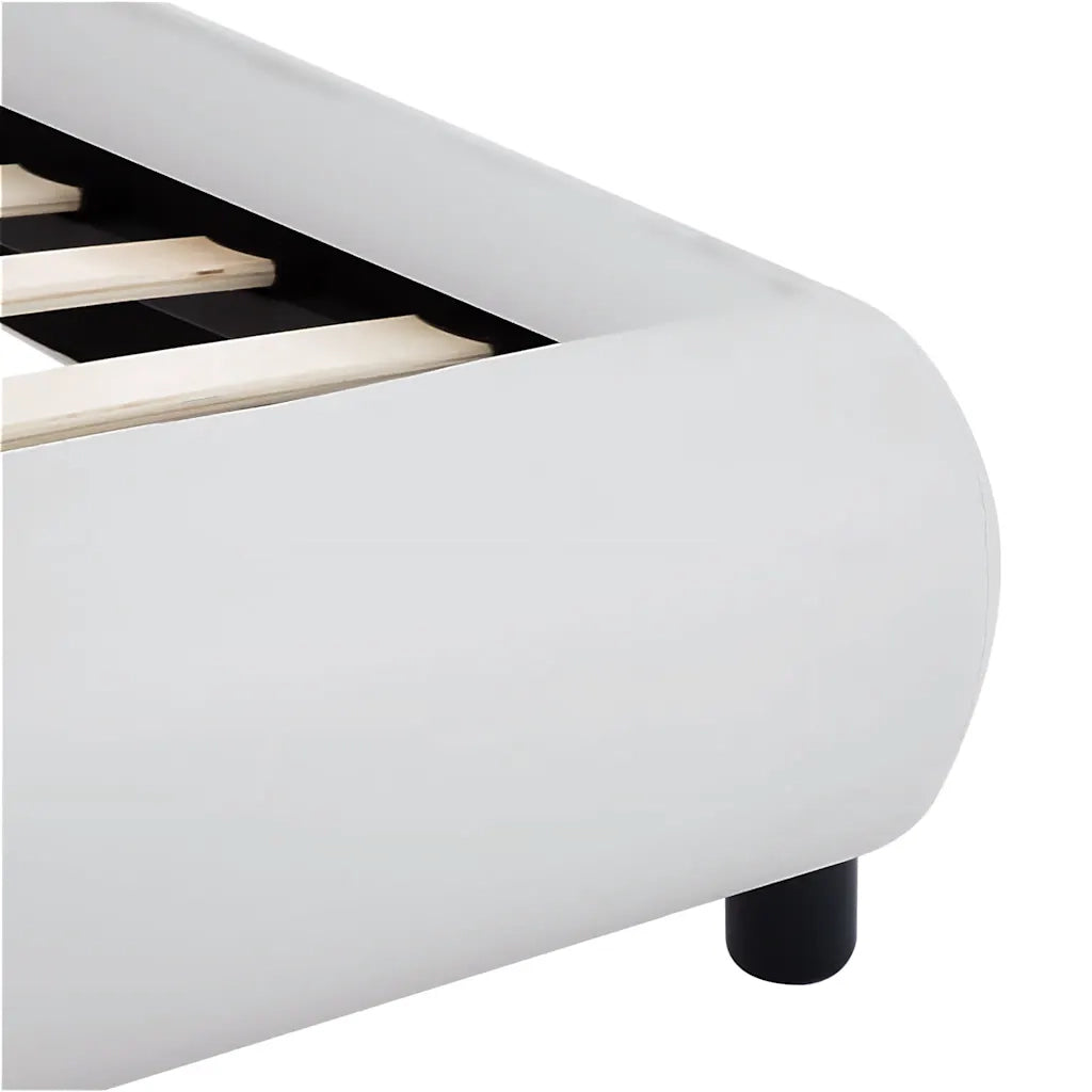 Giroletto con LED Bianco in Similpelle 160x200 cm