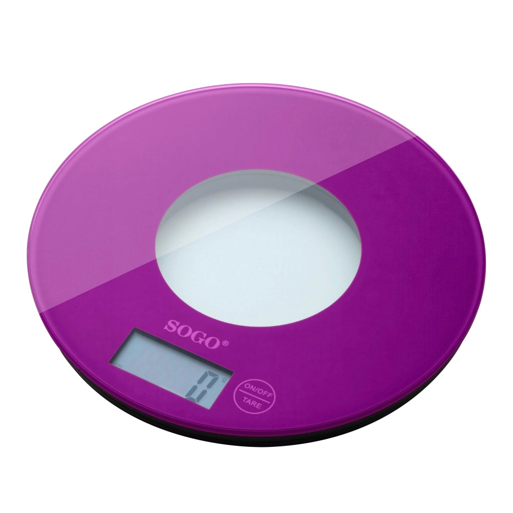 Bilancia da cucina digitale 5kg, display LCD 44x20mm, funzioni zero e tara, graduazione 1g, batterie litio incluse - SOGO