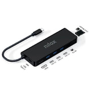 Nilox dock usb-c 8 in 1 hdmi 4k 0 mbit/s - 8054320847489