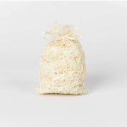 Trade Shop - 24 Pz. Sacchetti Rete Organza Porta Confetti Matrimonio Battesimo Bomboniera - Panna Naturale