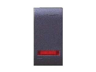 PULSANTE UNIPOLARE LUMINOSO ONDA- - 16A 250V (7706.1) - 6 pezzi MARLANVIL