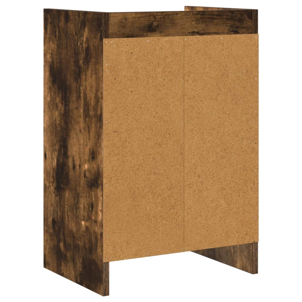 Comodini 2 pcs Rovere Fumo 40 x 30 x 60 cm Legno ingegnerizzato 8010972