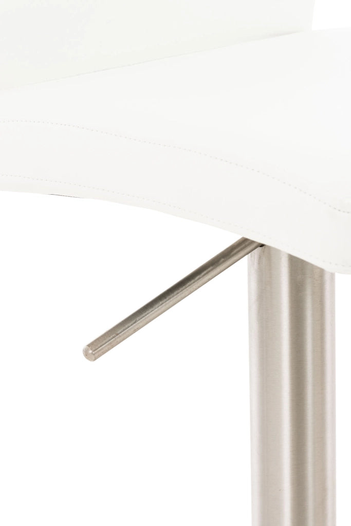 Barhocker Cadiz Kunstleder edelstahl