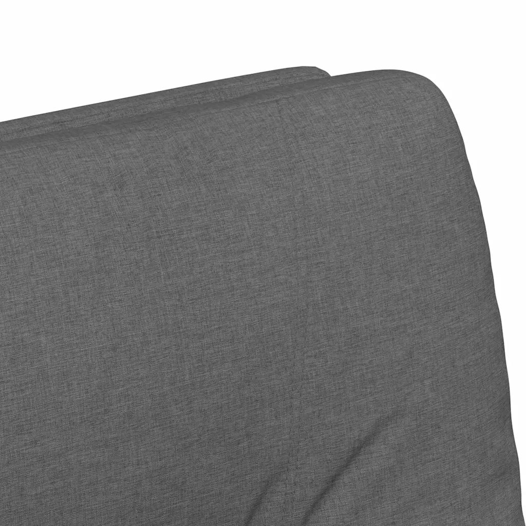 Sedie da Pranzo con Ruote 2 pcs Grigio scuro 57 x 67 x 95 cm 42017848