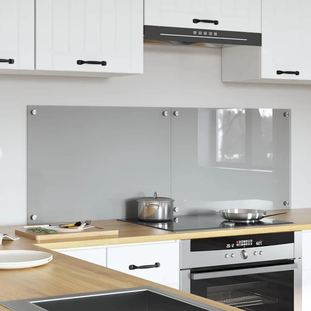 Schienale da cucina 2 pz Grigio chiaro 70 x 50 cm CFW6436724