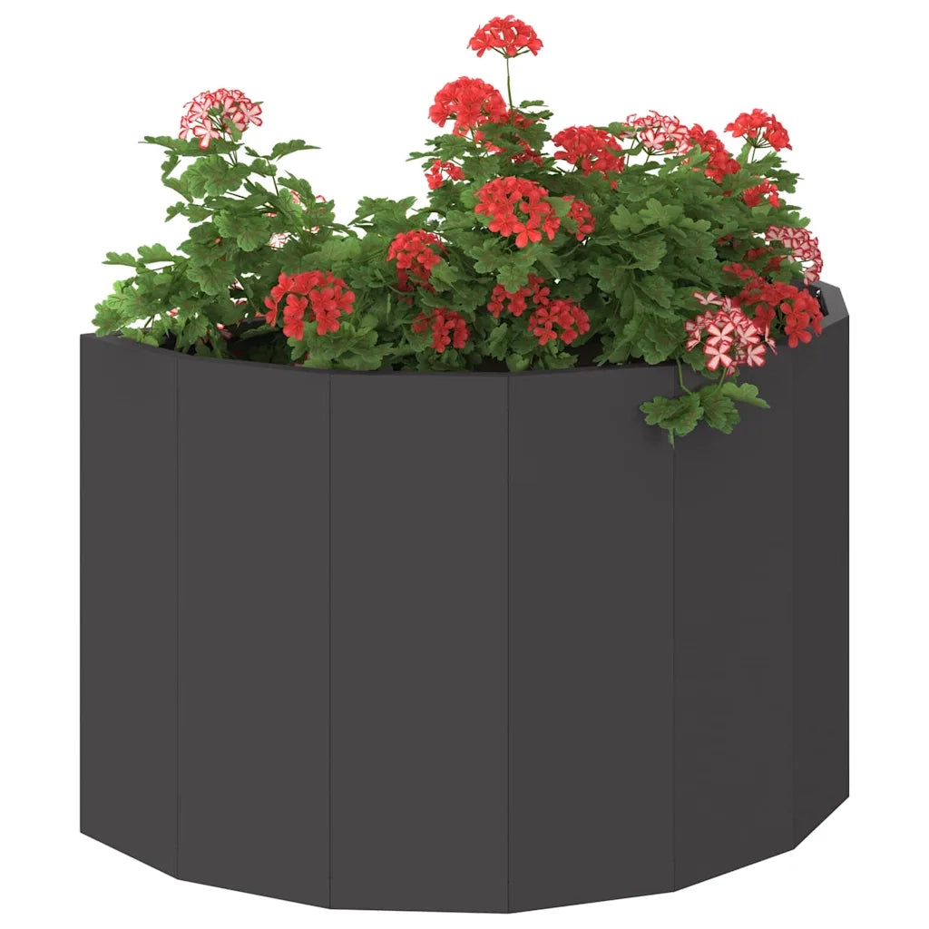 Fioriera Nero 60 x 30 x 35 cm Acciaio 883696