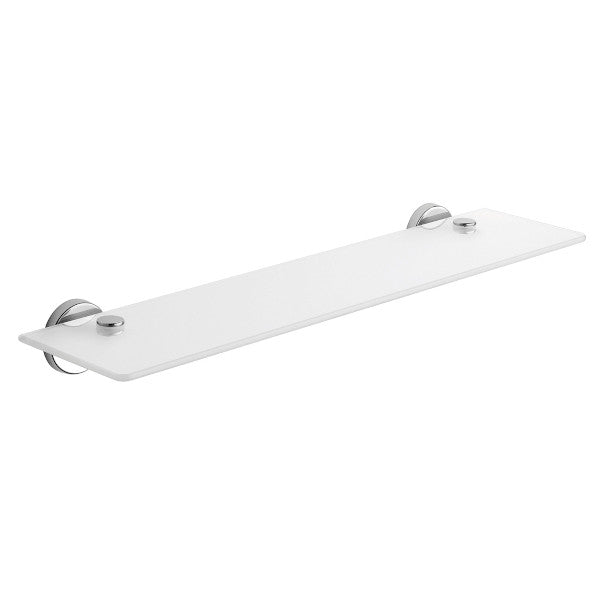 Mensola 55 cm in vetro temperato FE19-55 Gedy serie FELCE Cromato
