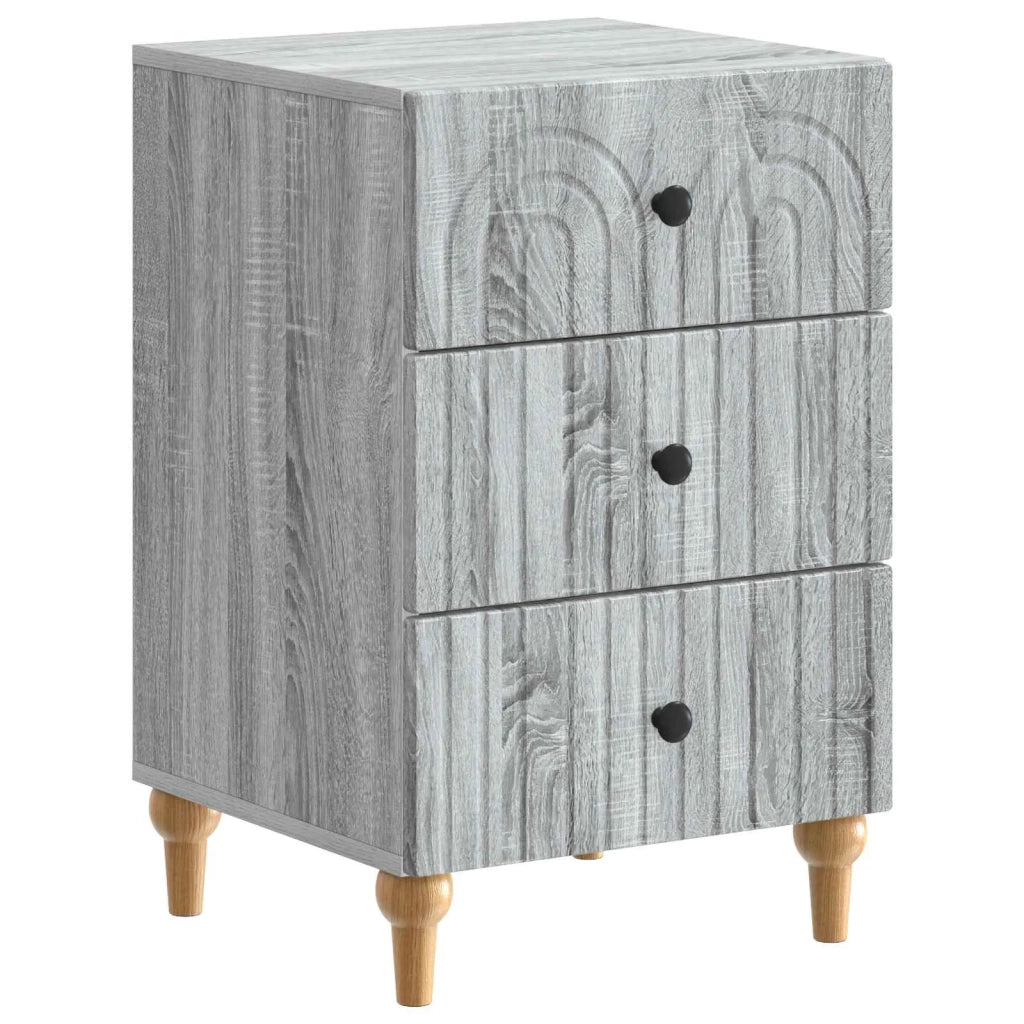 Armadio da Notte con cassetto Grigio Sonoma 43x 41 x 66,5 cm