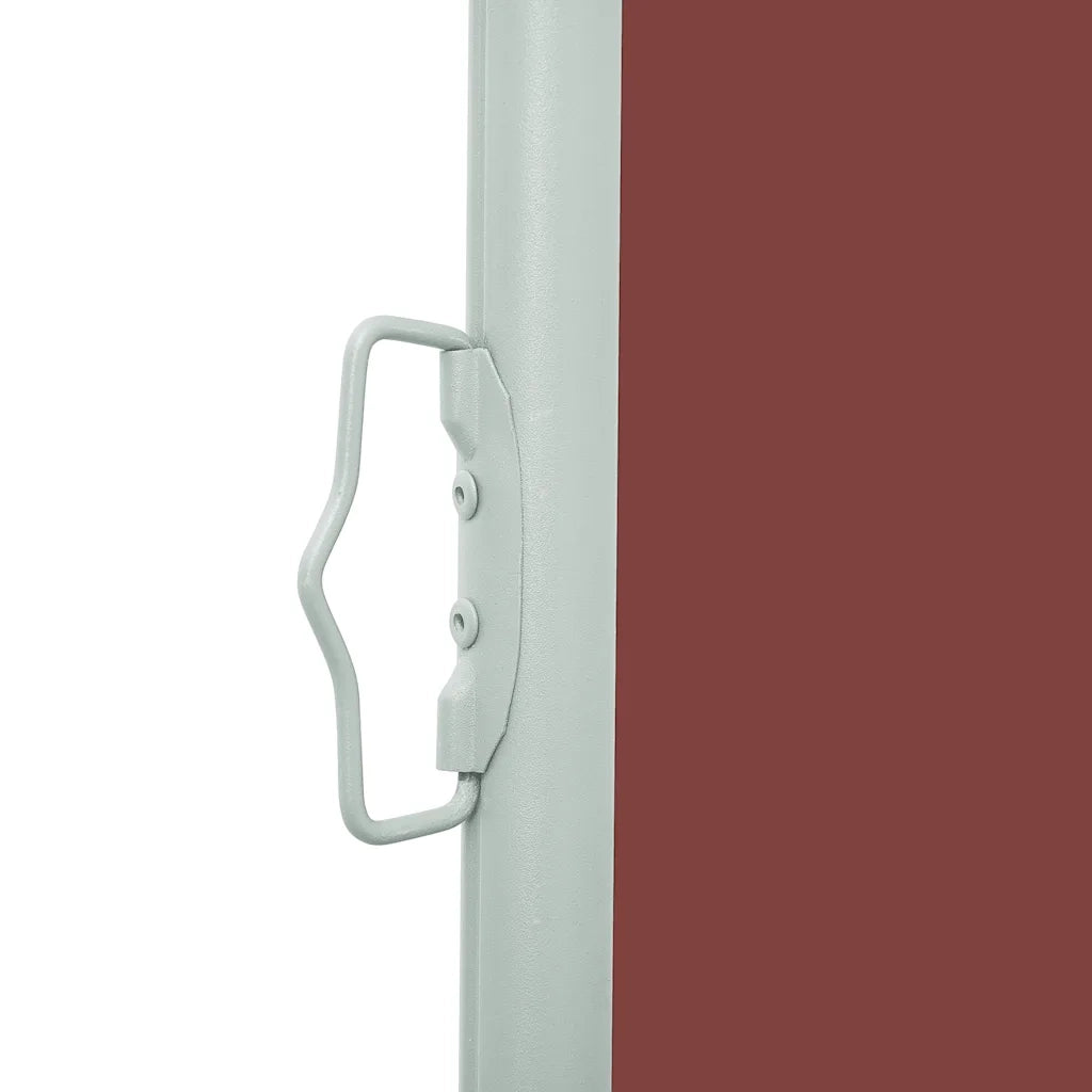 Tenda Laterale Retrattile per Patio 140x500 cm Marrone 48399
