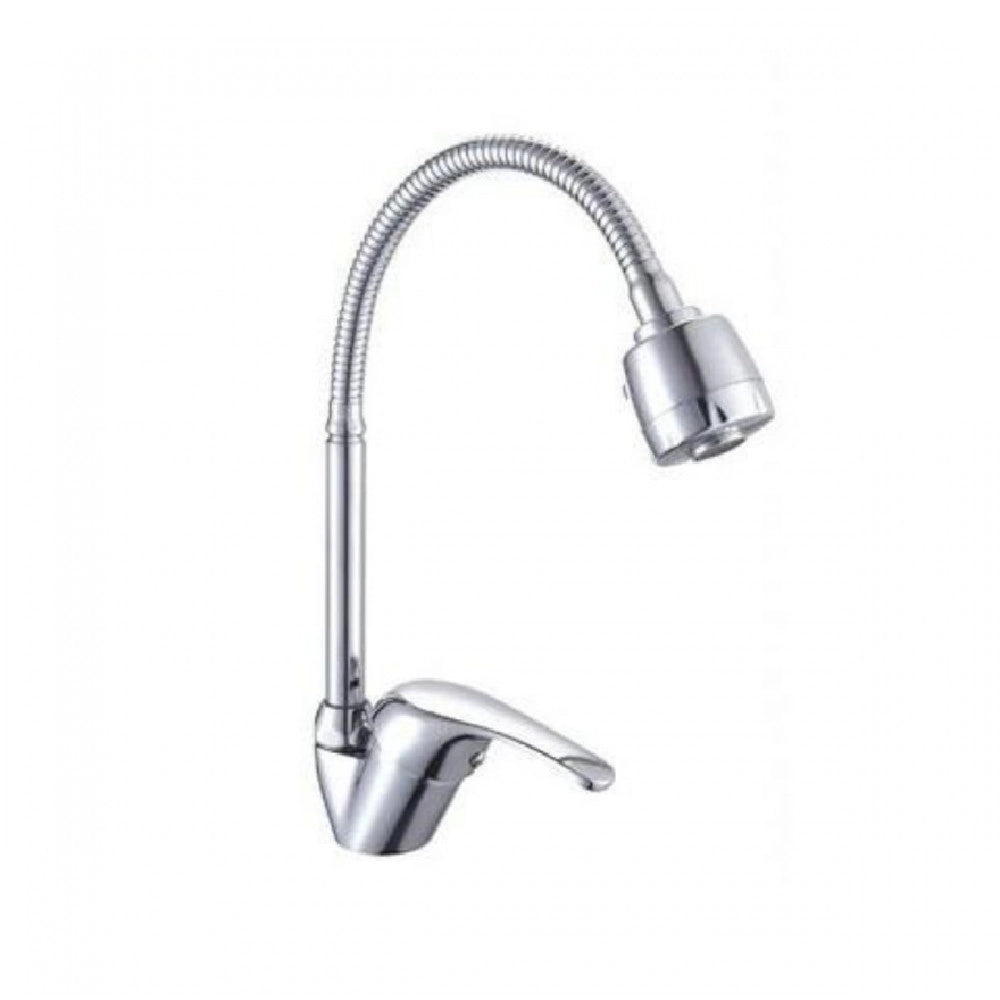 Trade Shop - Rubinetto Miscelatore Per Cucina Canna Alta Flessibile Lavello Doccetta 52934 -
