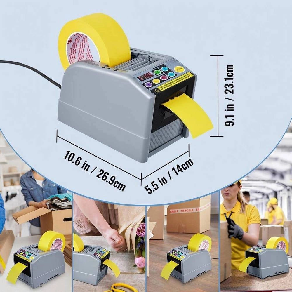 Automatic Tape Dispenser, Electric Tape Cutter, Packaging Machine, Tape Cutting Machine, 6-60 Mm Tape Width