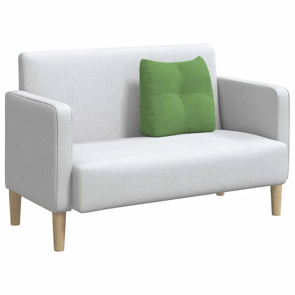 Cuscino per Schiena | Cuscino dorsale Verde chiaro 45 x 24 x 50 cm Velluto