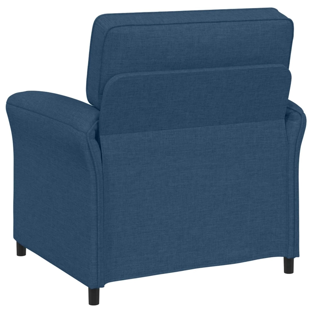 Set di divani 2 pz Blu Tessuto 3424865