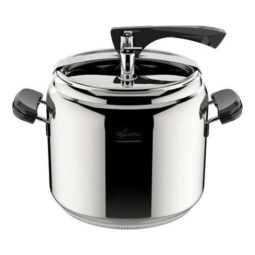 Lagostina 8900547872 La Classica Pentola a Pressione 9L diametro 24 cm acciaio inox 18-10 fondo Lagofusion 5 sistemi sicurezza colore Inox