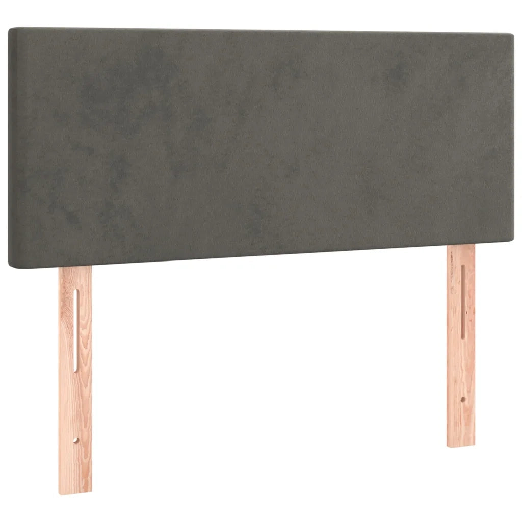 Letto a Molle con Materasso e LED Grigio Scuro 120x200 cm cod mxl 62278