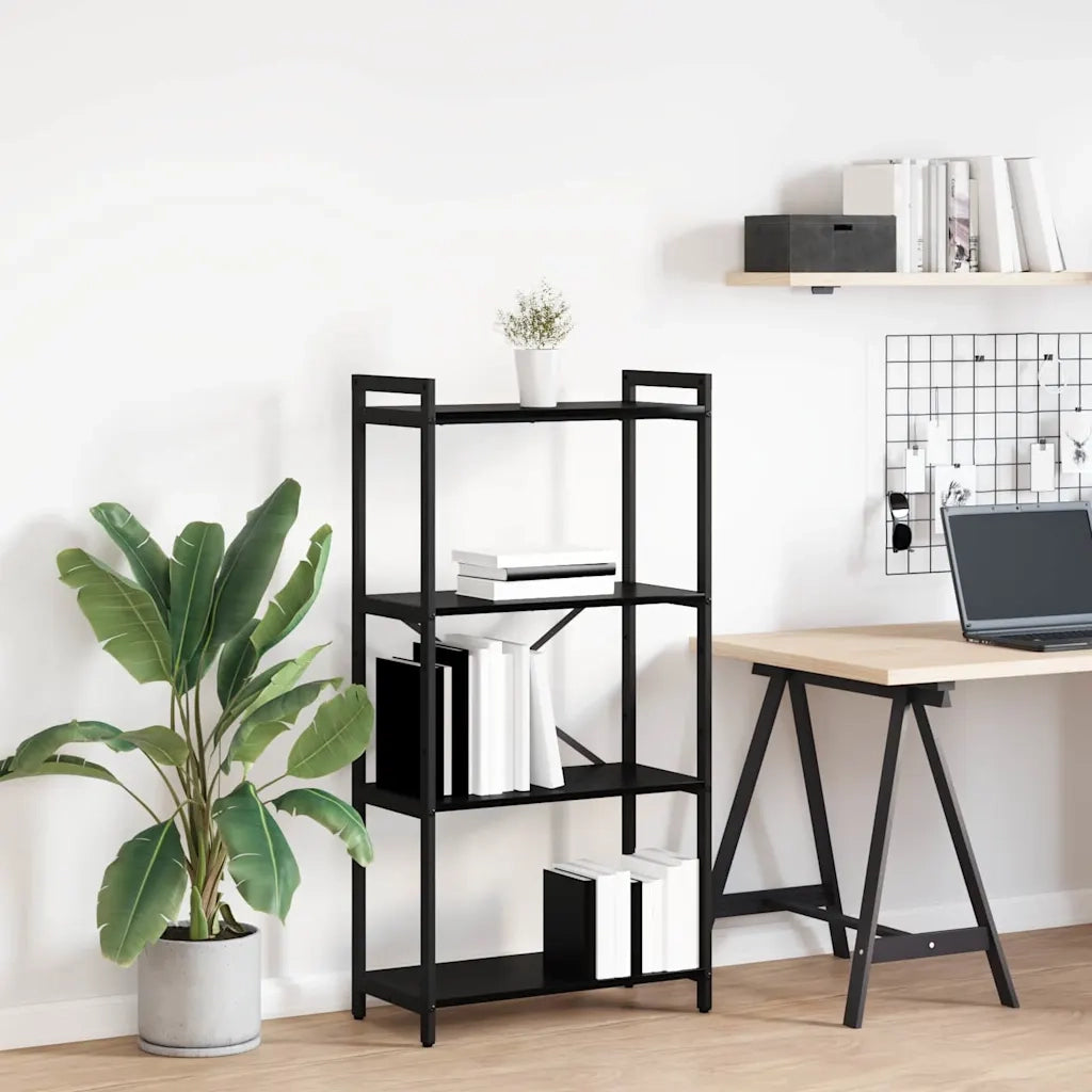 Libreria Rovere Nero 60 x 30 x 120 cm Legno multistrato 868389