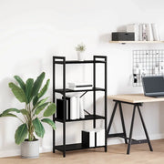 Libreria 60 x 30 x 120 cm Legno ingegnerizzato Rovere Nero 868389