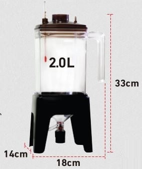 Ziss ZH-2000 - schiuditoio per Artemie capacità 2lt