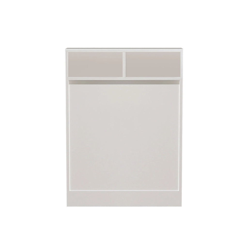Tavolo da pranzo pieghevole in legno "Bracked" - 70 x 15 x 96 cm - Bianco