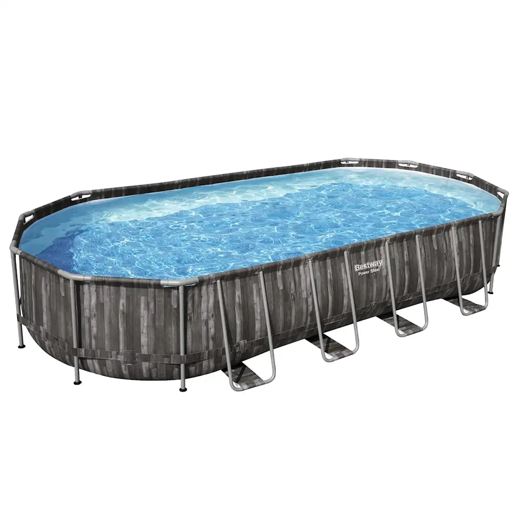 Bestway Set Piscina Ovale 7,32x3,66x1,22 m 3202689