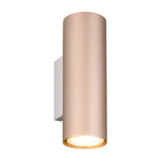LÚZETE - APPLIQUE DA PARETE 2 LUCI BIDIREZIONALE METALLO COFFEE/GRIGIO GU10 GRAFTON