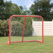 Porta da Hockey Rossa e Bianca 183x71x122 cm in Poliestere 93755