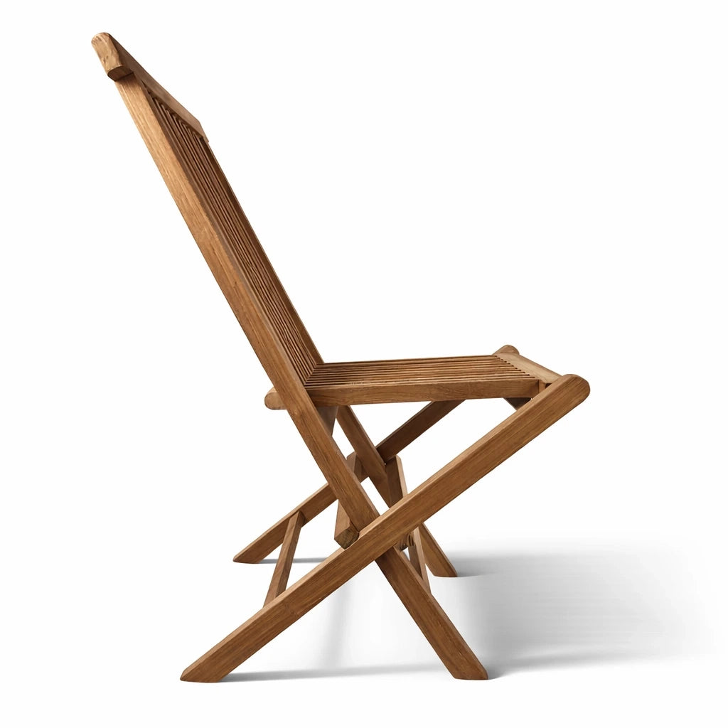 Set di 2 Sedie Pieghevoli in Teak – Pinta