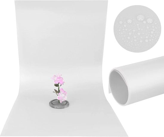 Tela di supporto 120 x 60 cm - PVC - Impronta d'acqua - Resistente allo scorrimento - Stoffa impermeabile - Adatto alla fotografia - Pannello di sfondo