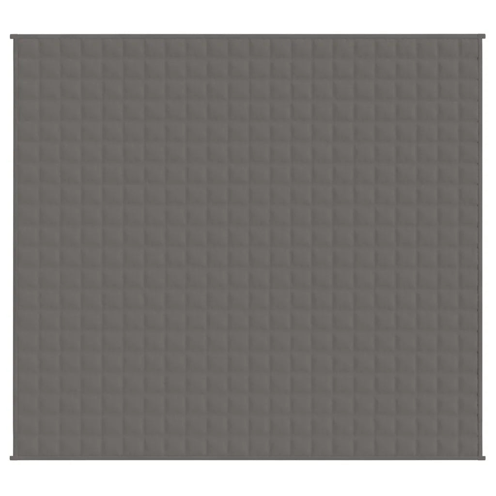 Coperta Ponderata Grigia 200x225 cm 9 kg Tessuto 350780
