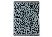 Telo Mare Jumbo Grande Jacquard Spugna Asciugamano Spiaggia - Telo Mare - Cleopatra Grigio