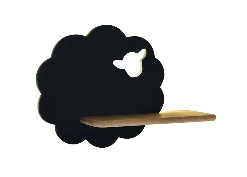 Applique Candellux Sheep legno nero LED integrato 4W 4000K