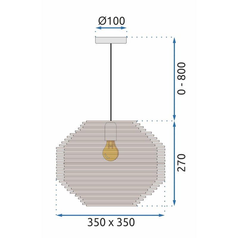 Lampada Natural APP883-1CP
