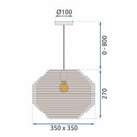 Lampada Natural APP883-1CP