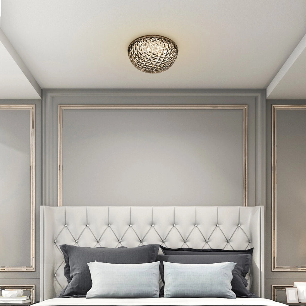 Plafoniera LED Rabalux Jillian tonda 41cm grigia 24W
