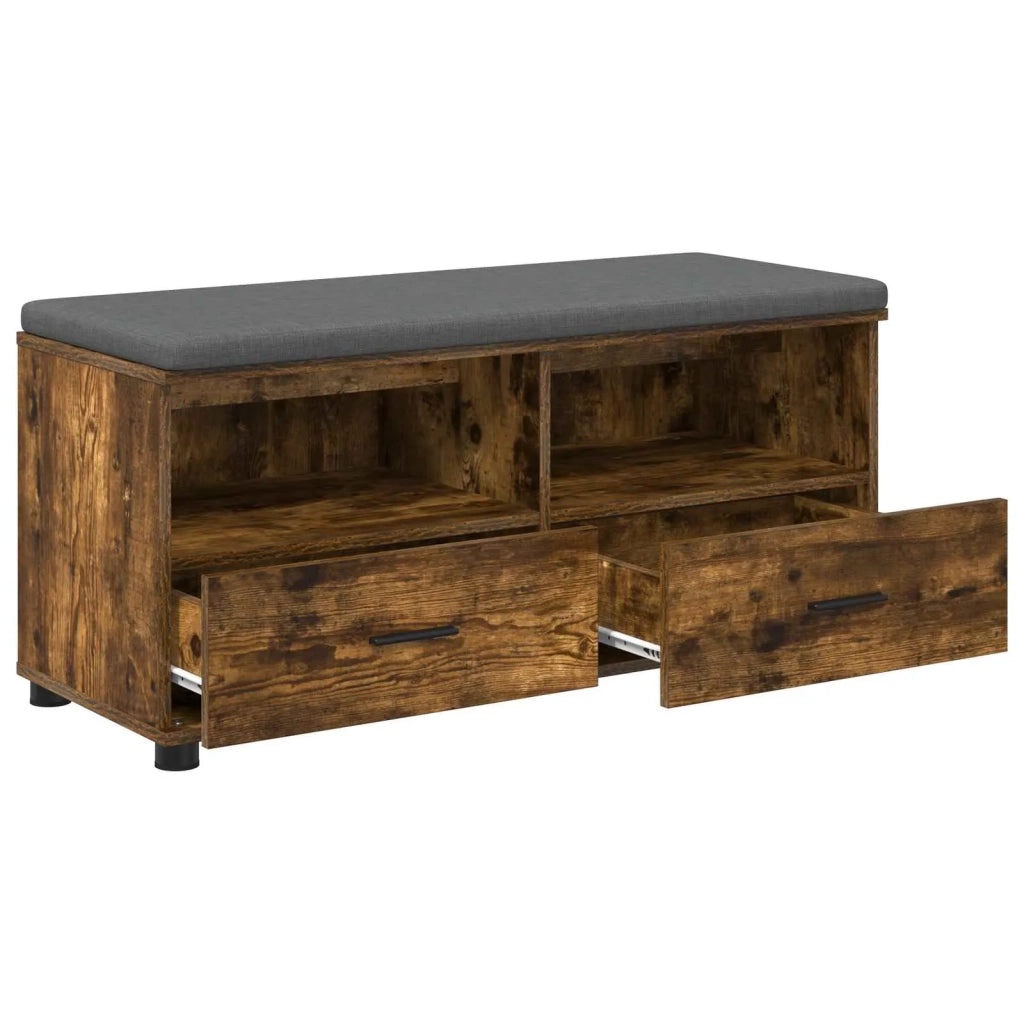 Panca per ingresso Quercia Affumicata 100 x 38 x 46 cm 891468