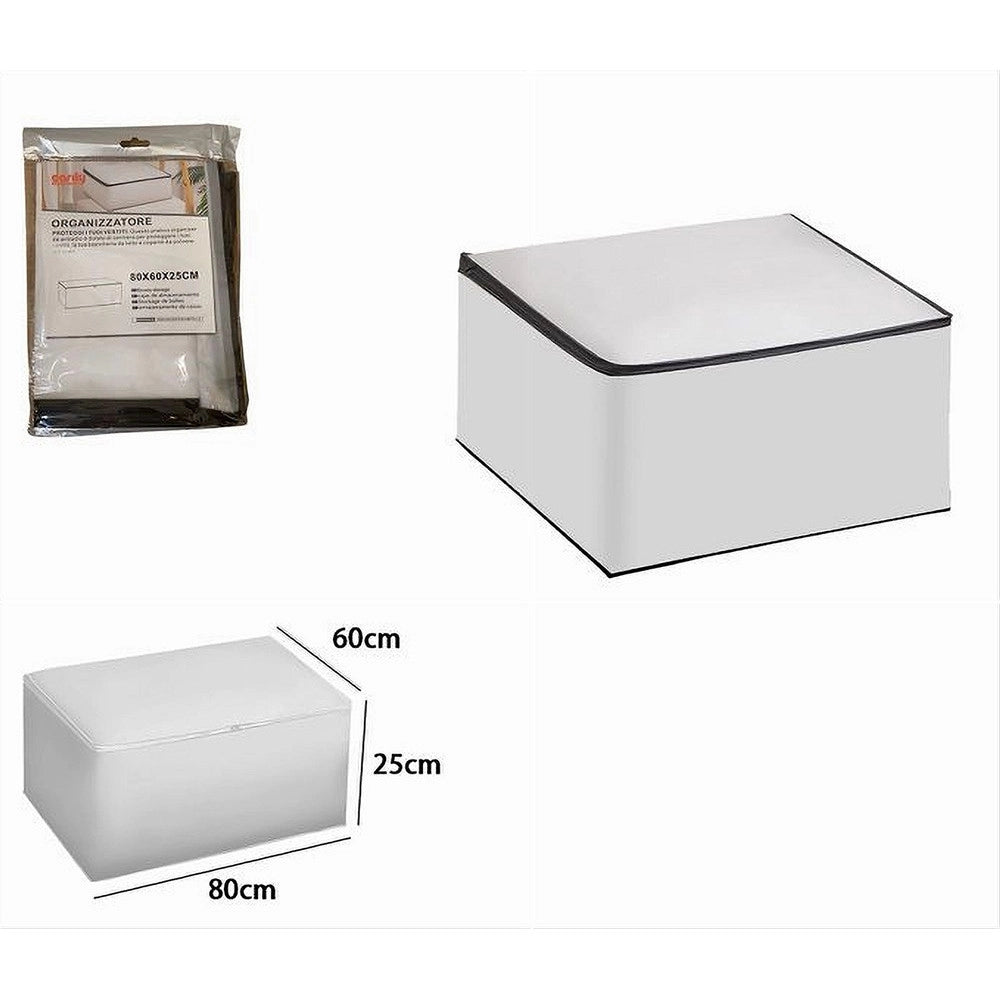 Trade Shop - Organizer Per Vestiti Scatole Pieghevoli Salvaspazi Contenitore 80x60x25cm 87423 -