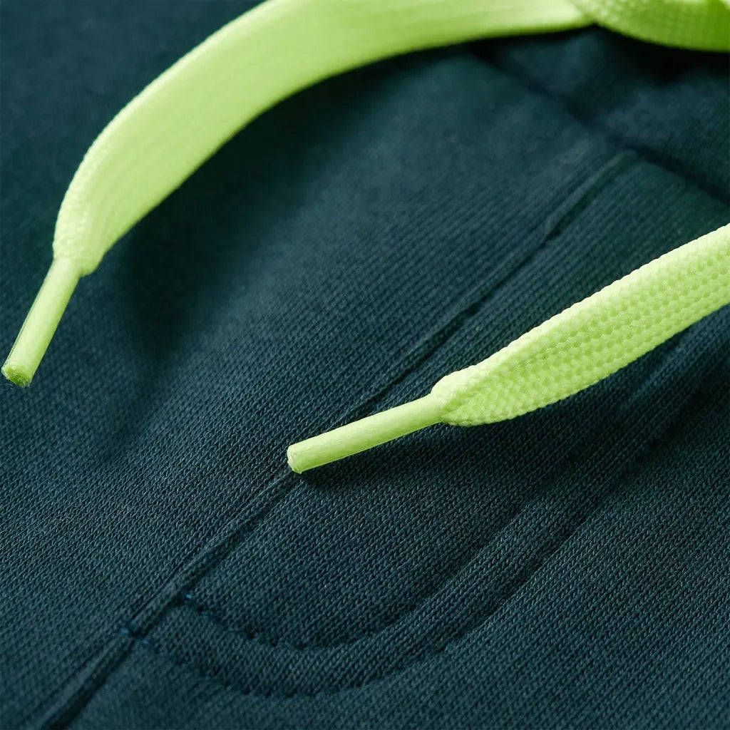 Pantaloni Tuta per Bambini con Coulisse Verde Muschio 92 13419
