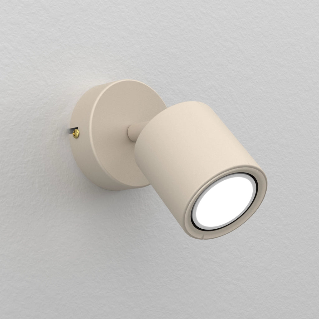 Applique Demia 1xGU10 beige metallo Luminex